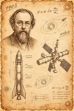 Карточка «Константин Циолковский»